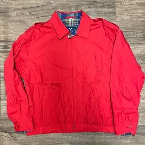 Members Only Jacket Vintage Red Men’s Size L